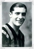 Giuseppe Meazza, one of the greatest ever playes on the Italian national soccer team