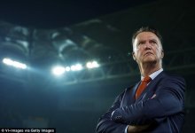 Going Dutch: Louis van Gaal will lead Holland at the World Cup finals before being expected at Old Trafford