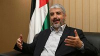 Hamas chief Khaled Mashaal answers AFP journalists' questions during an interview in the Qatari capital of Doha, on August 10, 2014. (photo credit: AFP/al-Watan Doha/Karim Jaafar)