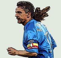 Roberto Baggio is one of the greatest Italian football players ever