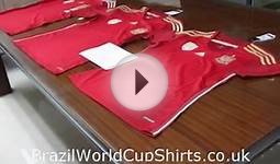 2014 World Cup Spain Home Thailand Quality Soccer Jersey