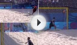 Could Cristiano Ronaldo do better? Portuguese beach soccer