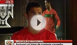 CRISTIANO RONALDO presents the new Portugal equipement for