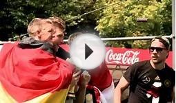 Germany football team celebrates World Cup win on Berlin