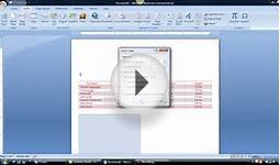 Microsoft Word 2007: Design and Layouts for Tables