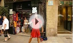 Most Amazing Spanish Football Player is Best at Footbag