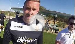 Motherwell in Portugal: Player cam