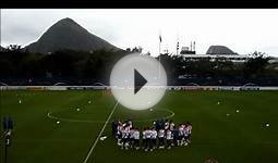 Netherlands players train in Rio ahead of World Cup