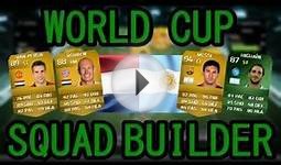 NETHERLANDS VS ARGENTINA WORLD CUP SQUAD BUILDER w/ MESSI