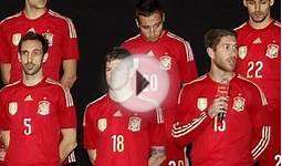 New Spain World Cup 2014 Kit- Adidas Spain Red Home Jersey