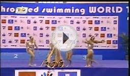 nuoto sincronizzato Italia team free 2008