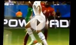 Portugal player pulls Ghana players pants up