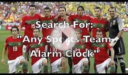 PORTUGAL SOCCER TEAM Alarm Clock for the Apple iPhone & iPad!