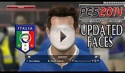 Pro Evolution Soccer 2014 (PES 2014) - Italy Faces (DATA