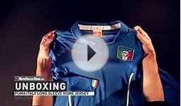 Puma Italy 2014 LS Home Soccer Jersey - Unboxing