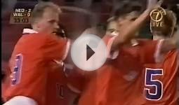 The Netherlands - Wales 7 / 1 (World Cup 98 Qualifier: Nov