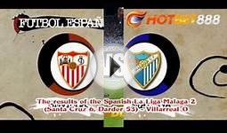 The results of the Spanish La Liga Malaga 2 Santa Cruz 6